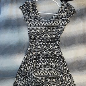 A summer time dress, cross back